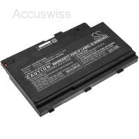 Akku ersetzt HP AA06XL, HSTNN-DB7L, Z3R03AA passend fr HP ZBook 17 G3, G4