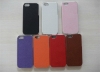 Cover passend fr Apple iPhone 5, 5S, SE Leder Weiss