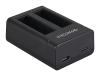 Dual Ladegert fr GoPro Fusion, ASBBA-001 inkl. micro USB Kabel