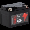 LP LTX4-3 GEL-Motorradbatterie ETX4L-BS, GTX4L-BS, YT4L-BS, YTX4L-BS 12V 4Ah