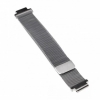 Armband Edelstahl Silber (L) magnet fr Garmin Forerunner 235