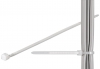 Kabelbinder mit Beschriftungsfeld 100mm x 2.5mm 100 Stck transparent