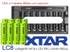 Xtar LC8 Ladegert inkl. 8x AA, LR6, 1.5V Li-Ion Akkus mit Akku-Wechselanzeige