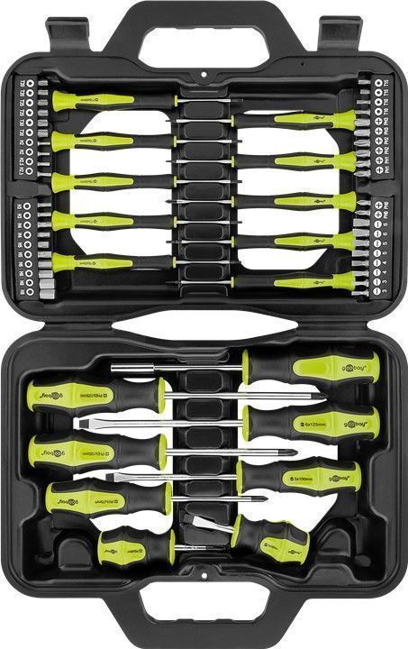 23377_01fxkz8w4GIg0f Goobay 58 Teiliger Schraubendreher Koffer