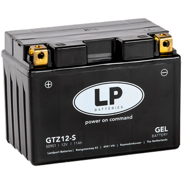21578_0kX396cIydtBcp LP GTZ12-S GEL-Motorradbatterie ersetzt YTZ12S, YTZ12-S, YTZ12S-BS 12V 11Ah
