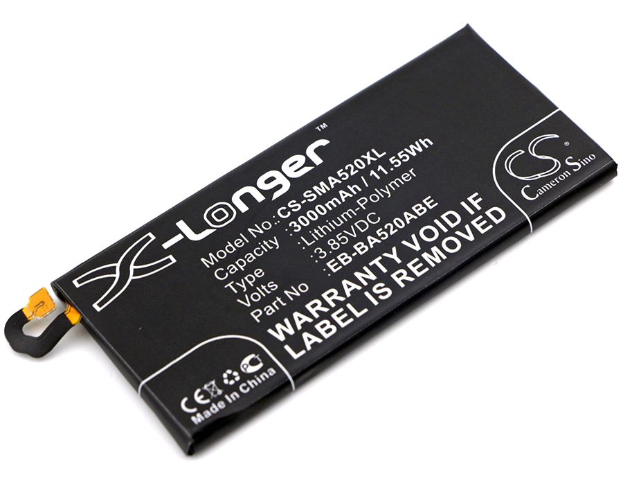 22768_0 Akku ersetzt Samsung EB-BA520ABE, GH43-04680A 3000mAh