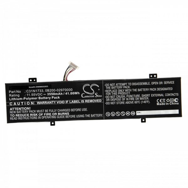 26180_0H9zuGDy9f70p0 Akku ersetzt Asus C31N1733, 0B200-02970000 passend für VivoBook Flip 14 TP412