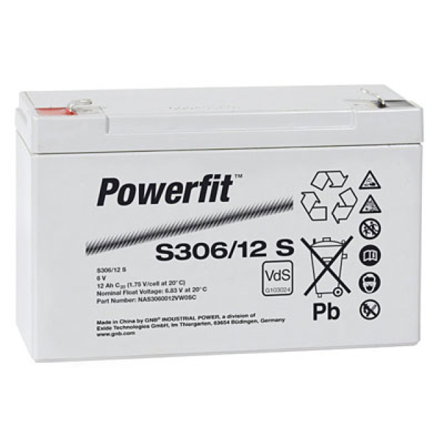 19294_0uhVDnY5aNBWjC Soleil Exide Powerfit S306/12S 6V 12Ah