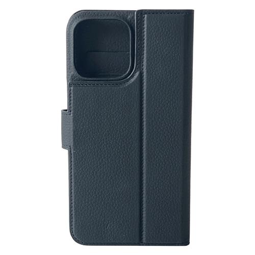 27120_15jDrKCjY1RVEu iPhone 15 Pro Max, Joss schwarz, Book-Cover Echtleder