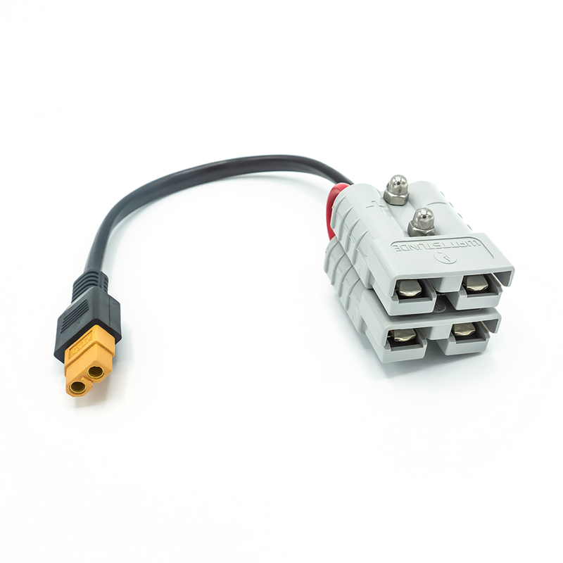 25582_0dCASNyEeBG5PB WATTSTUNDE® AK-XT60-A50.2-P Y-Parallel-Stecker XT60 female auf 2x Anderson A50