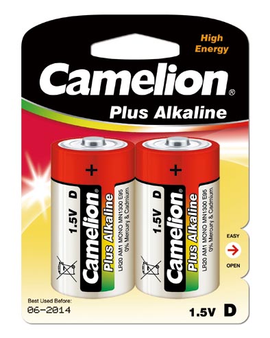 5394_0ihFa4gInGuiDJ Camelion Alkaline D, Mono, LR20 Batterien 2er Pack
