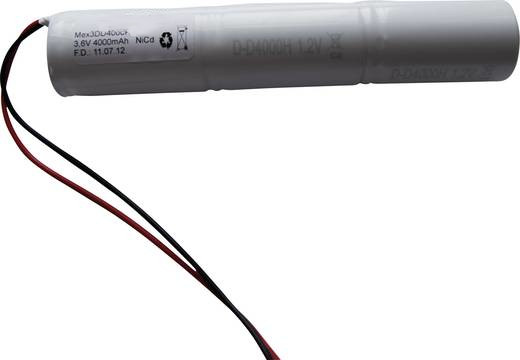 22861_0 Säulen Akku für Notbeleuchtung 3.6V 4000mAh Ni-CD Hochtemperatur