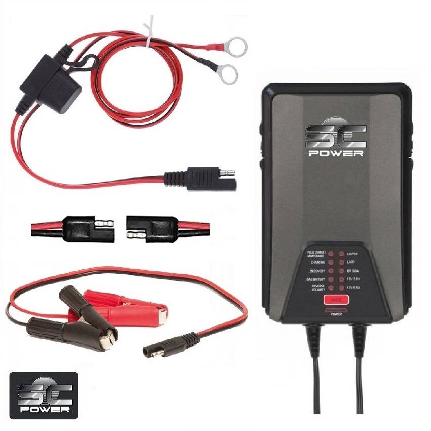 22261_0KfPVWyWDzLzkL SC Power SC38 Chargeur 6V/12V pour batterie AGM, gel, plomb acide
