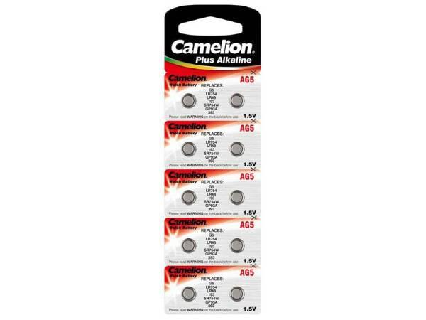 16976_09mNAsXls0ZyDu Camelion AG5, LR48, LR754, piles par paquet de 10