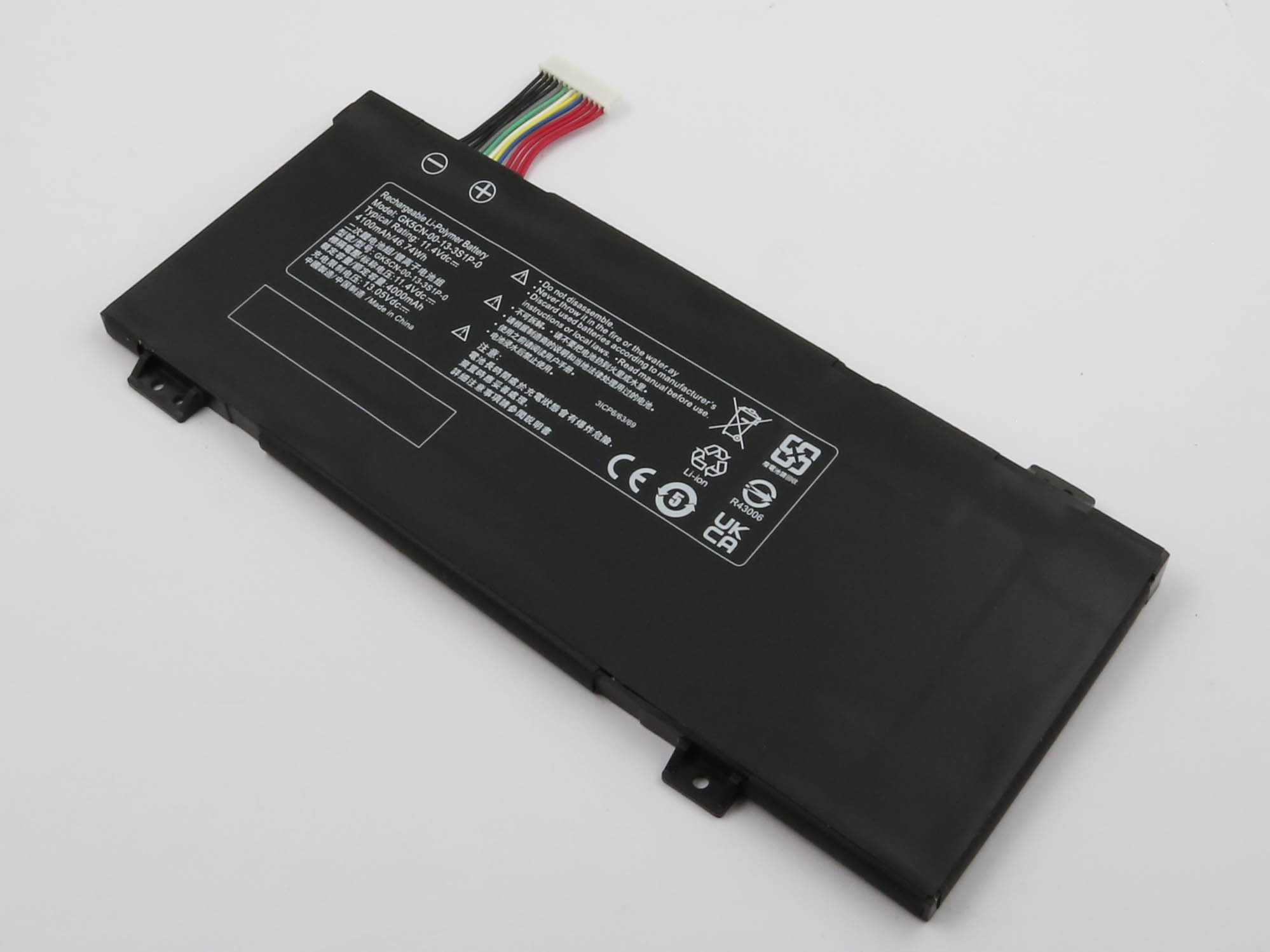 27438_0 Akku ersetzt 30027408, GK5CN-00-13-3S1P-0 passend für Medion Erazer X6805, X6807