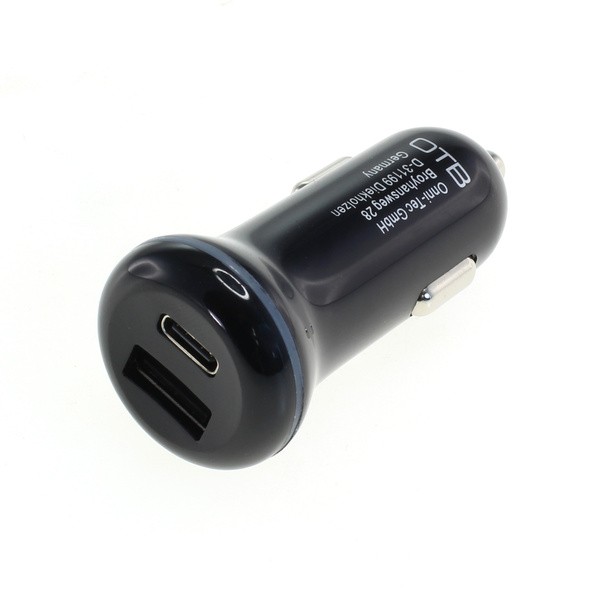 8588_0 KFZ Ladeadapter Dual USB (USB-C + USB) USB-PD 2-Port 30Watt