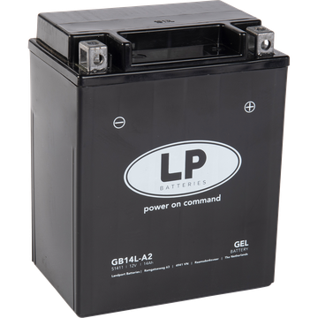 LP GB14L-A2 batterie de moto GEL remplace GEL12-14L-A2, CB14L-A2 12V 14Ah