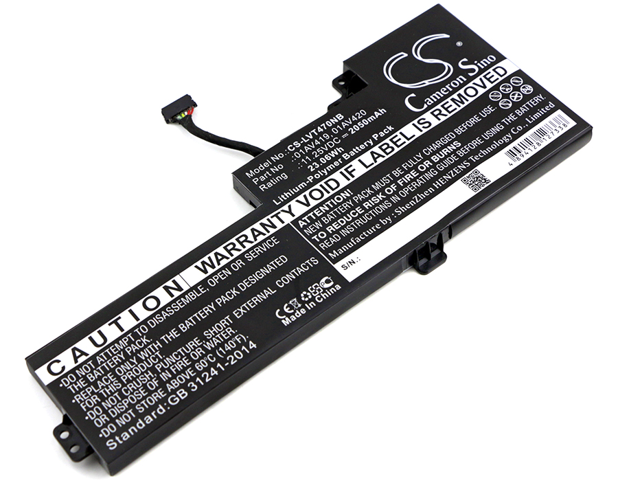 24375_0YexqynniQvckm Akku ersetzt Lenovo 01AV419, 01AV420, 01AV421, 01AV489, SB10K97578 2050mAh