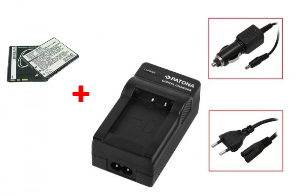 16697_0 Akku mit 2-1 Ladegerät für Sony Typ NP-BN1