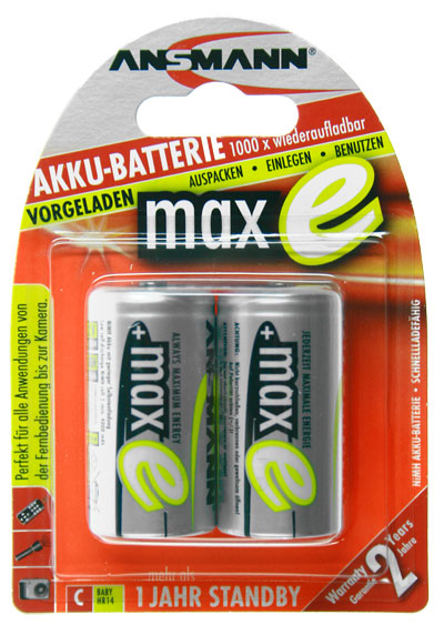 558_0Q53lcpR9YT0bn Ansmann Baby C 4500 mAh, maxE, 2x Baby (C), 1.2V