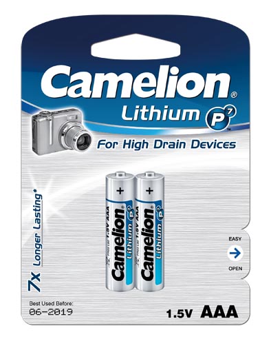 13877_0ippv6V8ucqOyz Camelion Lithium AAA, LR03 batteries pack of 2