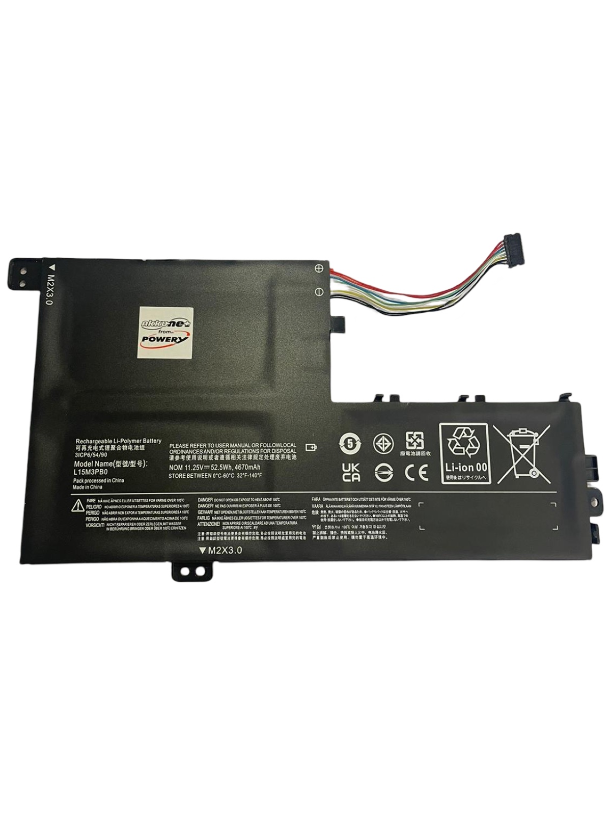 27492_0 Akku ersetzt Lenovo L15M3PB0 passend für IdeaPad Flex 4-1480 4670mAh
