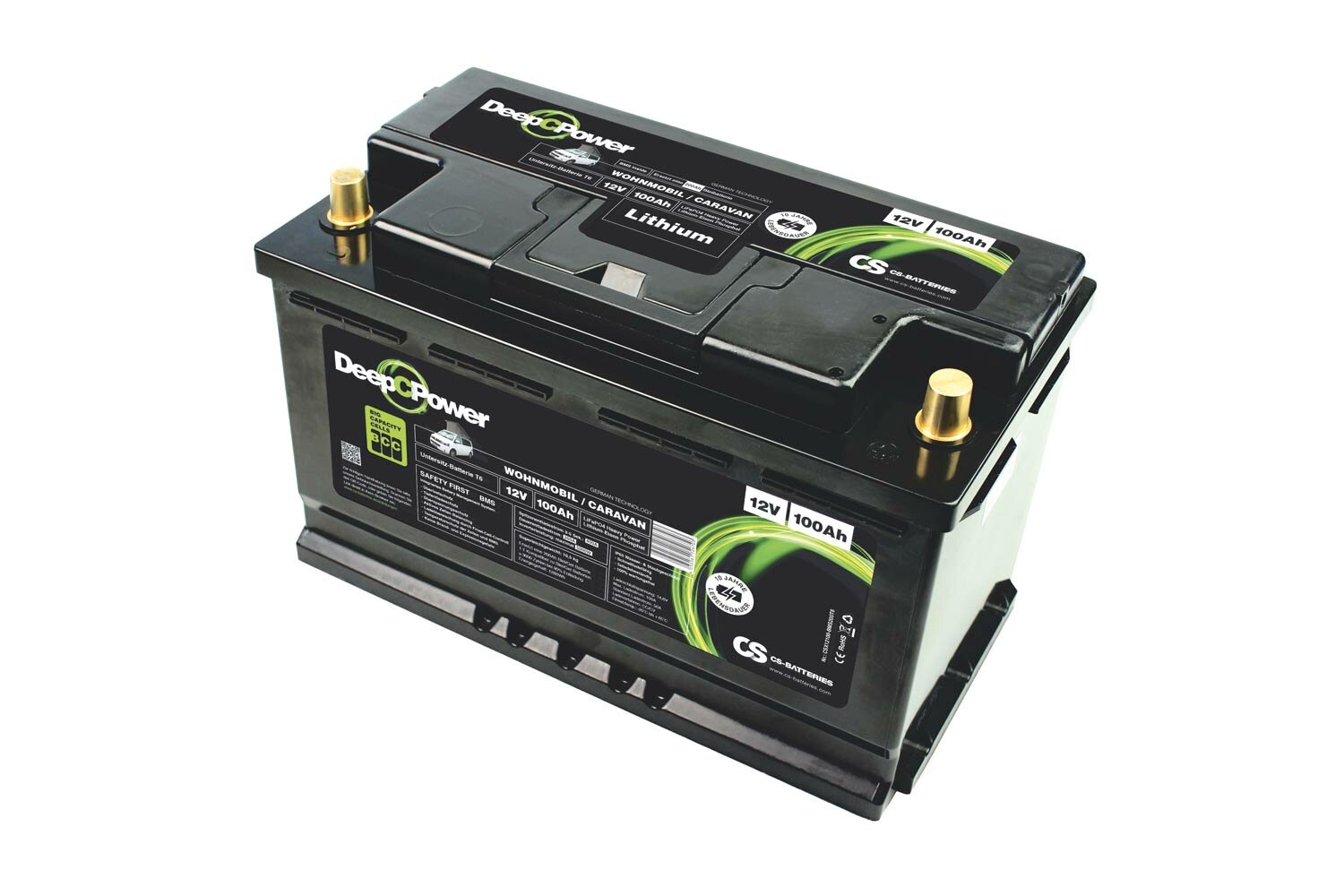 23751_0bMWieMOKJoZV3 LiFePO4 VW T6, VW T5 Modelle Caravan / Wohnmobil-Batterie 12V 100Ah