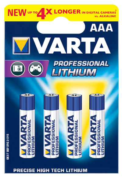 18542_0huhVc2itpCLIq Varta 6103 Professional Lithium AAA, LR03, 4er Pack