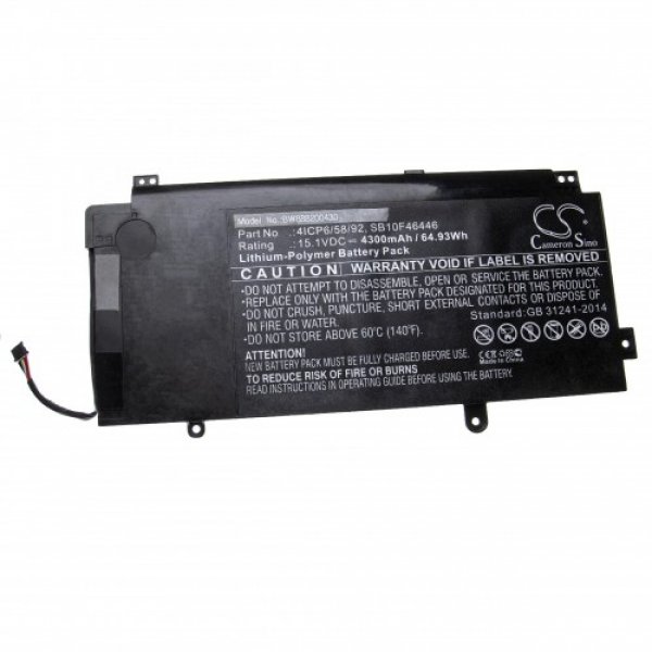 24056_06omeZXIcqR3rt Akku ersetzt Lenovo 00HW008, 00HW009, SB10F46446 4300mAh