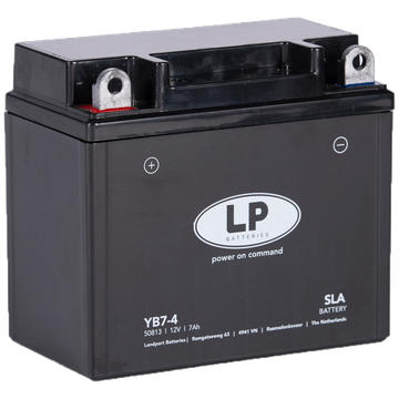 24742_0dmkp8YPRqBUSF LP YB7-4 SLA Motorradbatterie 12N5.5-4B, DIN 50613 12V 7Ah