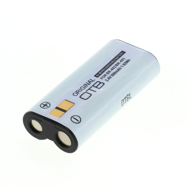 Batterie remplaçant Olympus BR-402, BR-403 compatible avec DS-2300, DS-3300, DS-4000