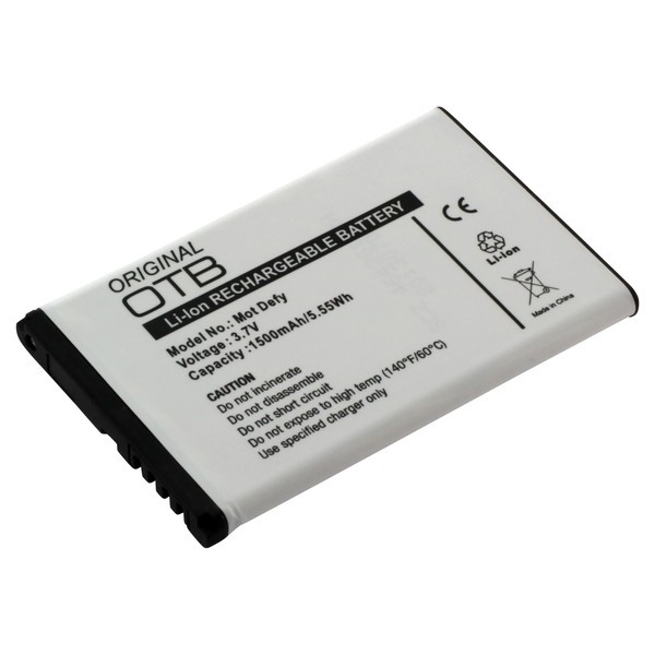 14763_0kZRrqC9pp9886 Akku passend für Motorola Defy+ Electrify, Jordan, MB525 1500mAh