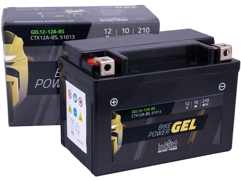 12259_1yx8VfmEgTH0kW Intact GEL12-12A-BS Batterie moto GEL remplace YTX12A-BS, 511901014 12V 10Ah