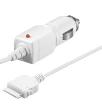 7176_0 Auto Netzteil 12V für iPhone 3G, 3GS, 4, 4s Weiss