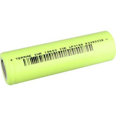 10 Stück TerraE INR18650-30E 3.7V 3000mAh 6A ungeschützt