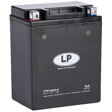 24762_0 LP YTX14AH-4 SLA Motorradbatterie CB14-A2, 51412, 81401, GEL12-14-A2 12V 14Ah