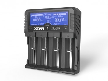 Xtar VP4 Plus ''Dragon'' chargeur pour Li-Ion, Ni-MH, 3s Akkupac