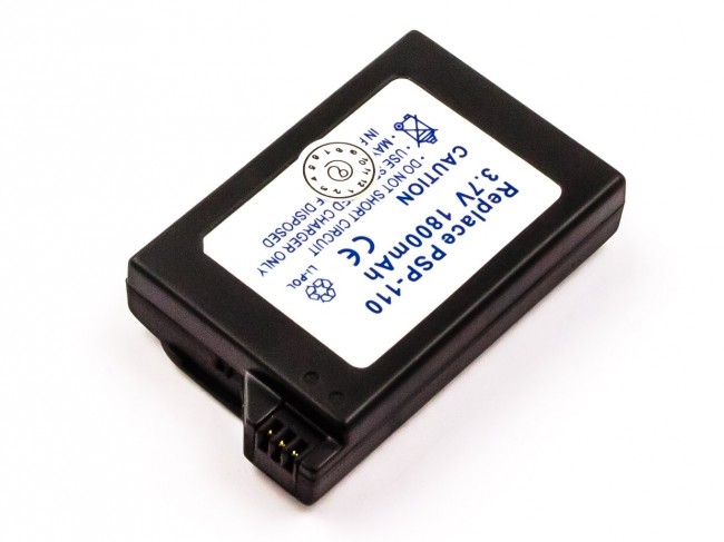 8414_0 Akku passend für Sony PSP-1000G1, PSP1000 G1CW 1800mAh