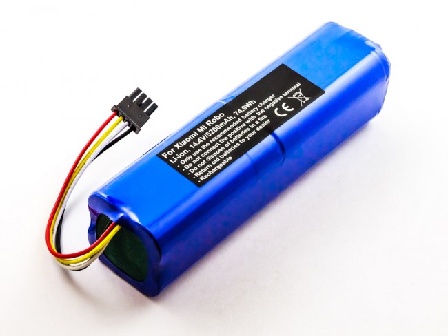 Batterie compatible avec Xiaomi Mi Robot, Roborock S5, S6, S50, S60, S70, T60, Q7 Max+