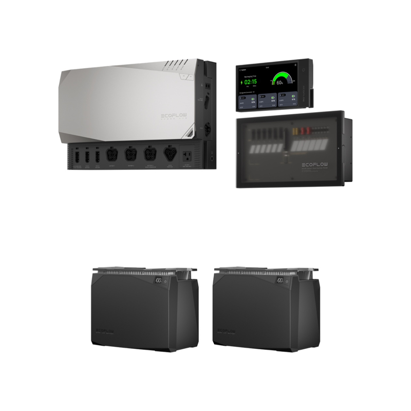 26880_0 EcoFlow Independence Kit mit Power Hub, Distribution Panel, Monitor, 10 kWh