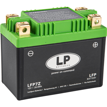 22193_0 LP LFP7Z LiFePo4 remplace la batterie YB5L-B, YB9L-A2, YTX4L-BS, YTX5L-BS, YTZ7-S