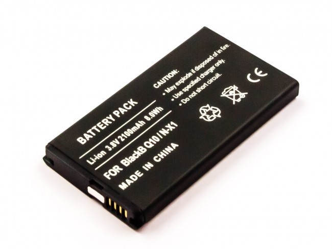 19214_0 Akku passend für BlackBerry Q10 LTE ersetzt ACC-53785-301, N-X1