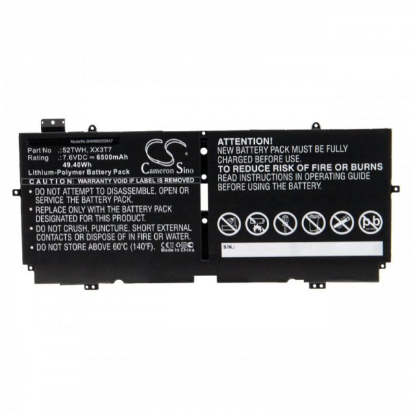 6746_0Lqs4EQbLDM5vQ Akku ersetzt Dell X1W0D, 52TWH, DD9VF, XX3T7, MM6M8 6500mAh