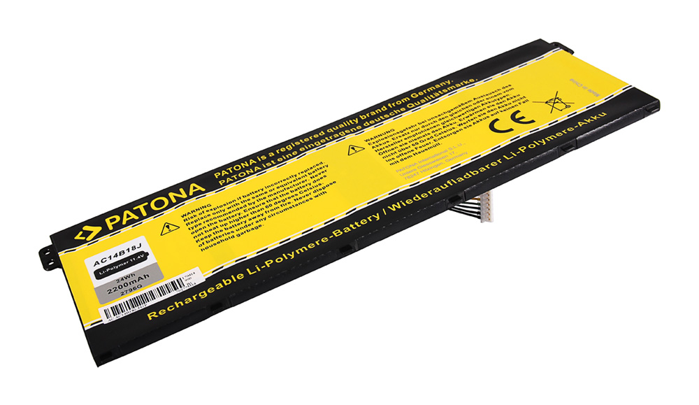 26179_0IE5YpjfruRqJy Akku ersetzt Acer AC14B13J, AC14B18J, AC14B3K, AC14B8K 11.4V 2200mAh