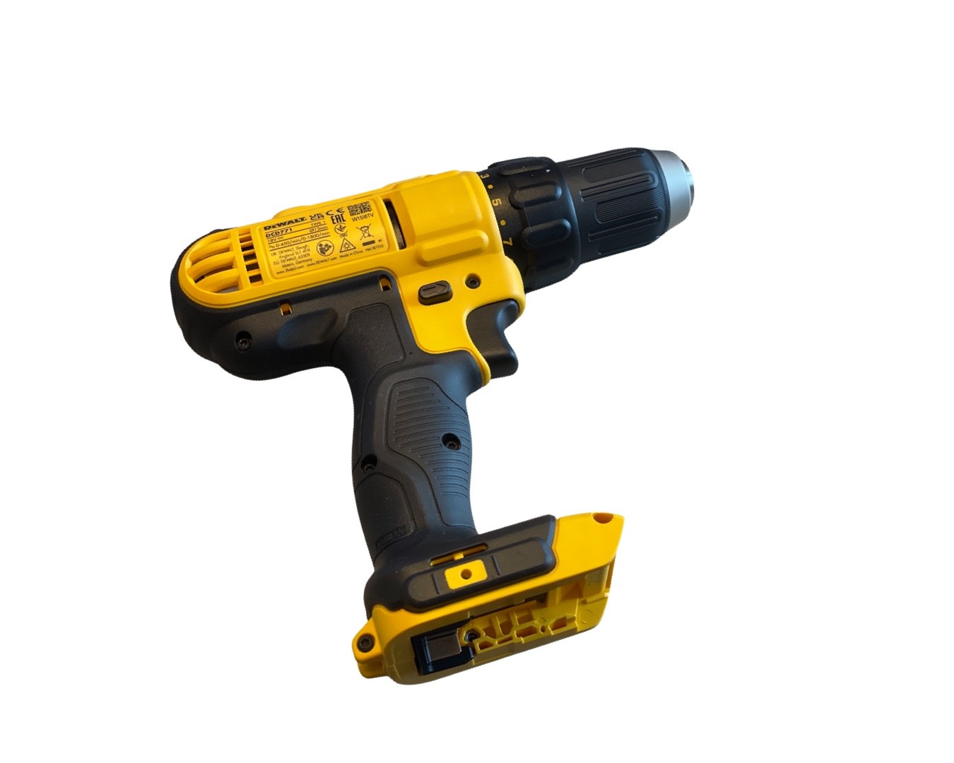 27149_1vbbMyOtNMQBQZ DeWalt 18V Bohrschrauber DCD771S2, 2-Gang, 42mm
