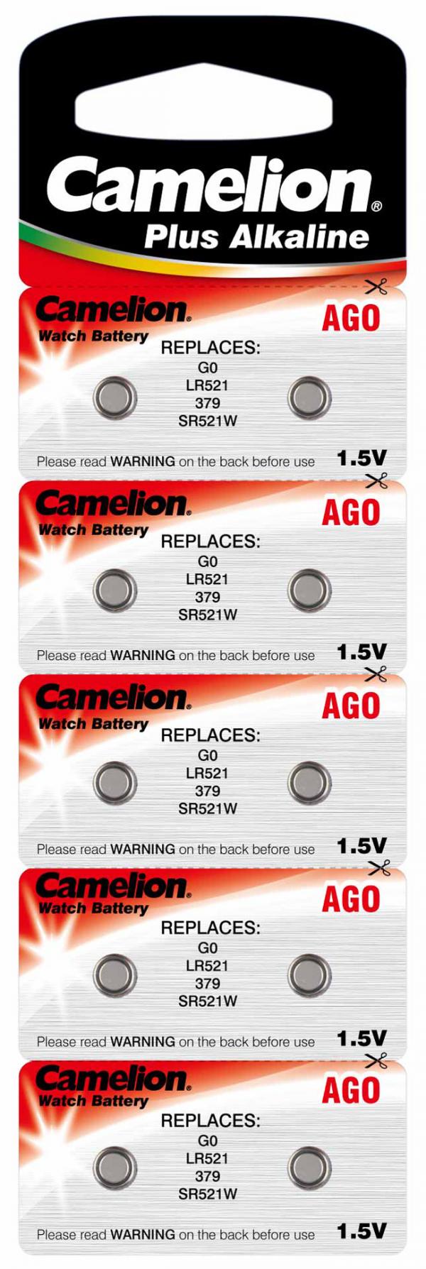 16968_0pHmSy9m8UBChp Camelion AG0 10er Packung ersetzt LR63, LR521 Batterien