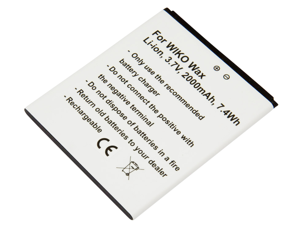 18739_0d1QjeX3JIWxQn Batterie remplace S104-K52000-000, S104-K52000-003 pour Wiko Wax, Rainbow 4G
