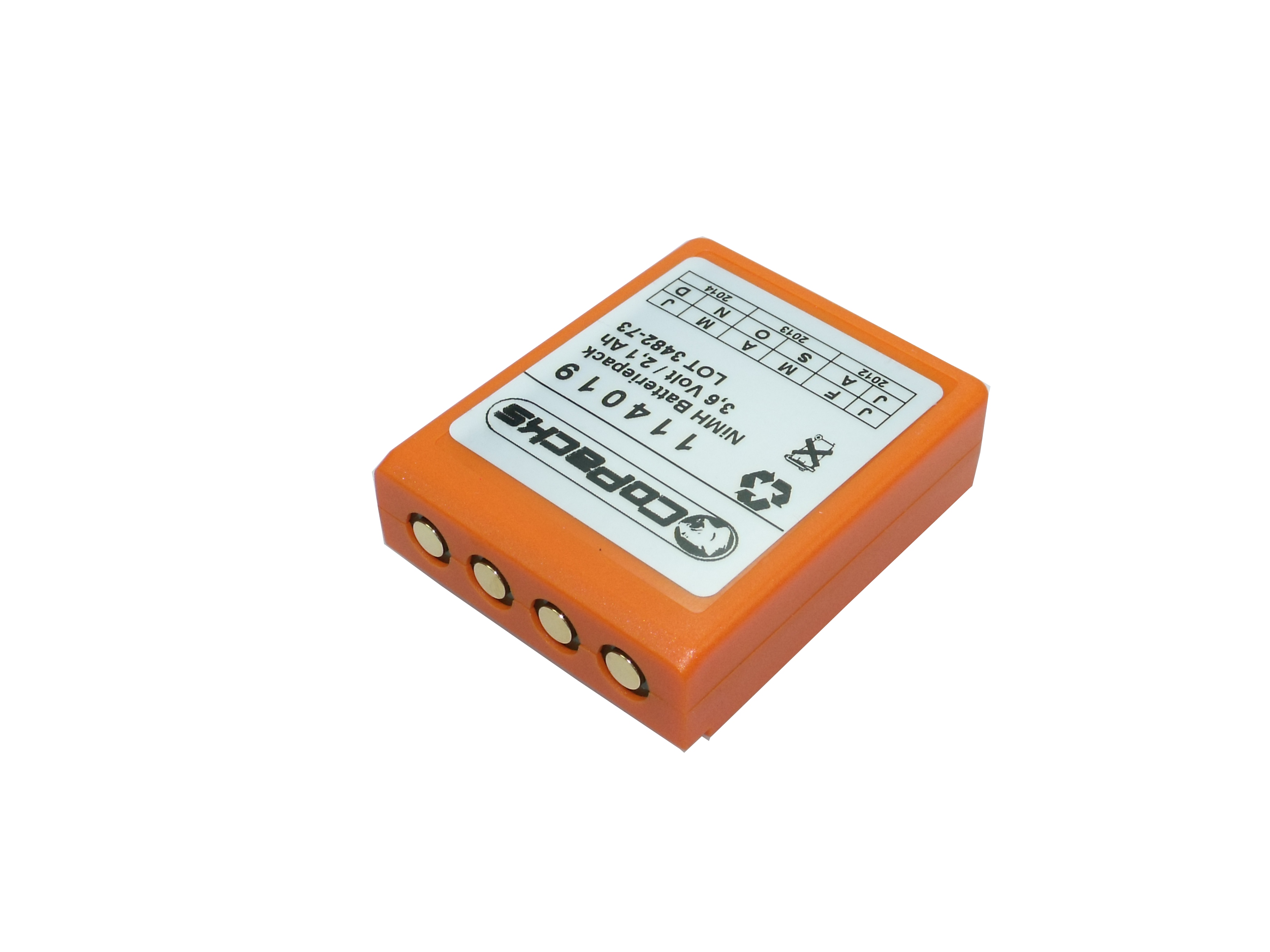 17978_07gCMhKBXukxWB Akku passend für HBC Patrol D, Micron 4, 6, Keynote 3.6V 2Ah