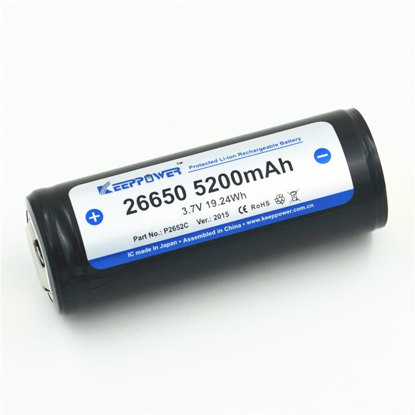 19553_0l7oCjXhFEgErC Keeppower 26650 - 5200mAh (10A) Li-Ionen Akku PCB