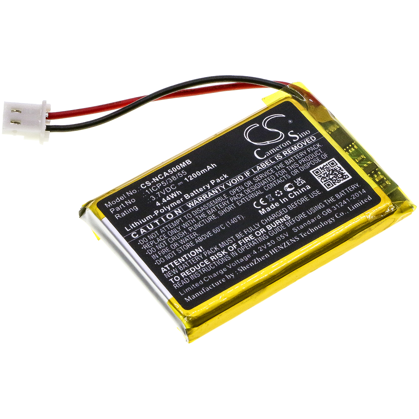 26686_0 Akku ersetzt 1ICP5/38/55 passend für NUK ECO Control Audio 500, Audio 530D+